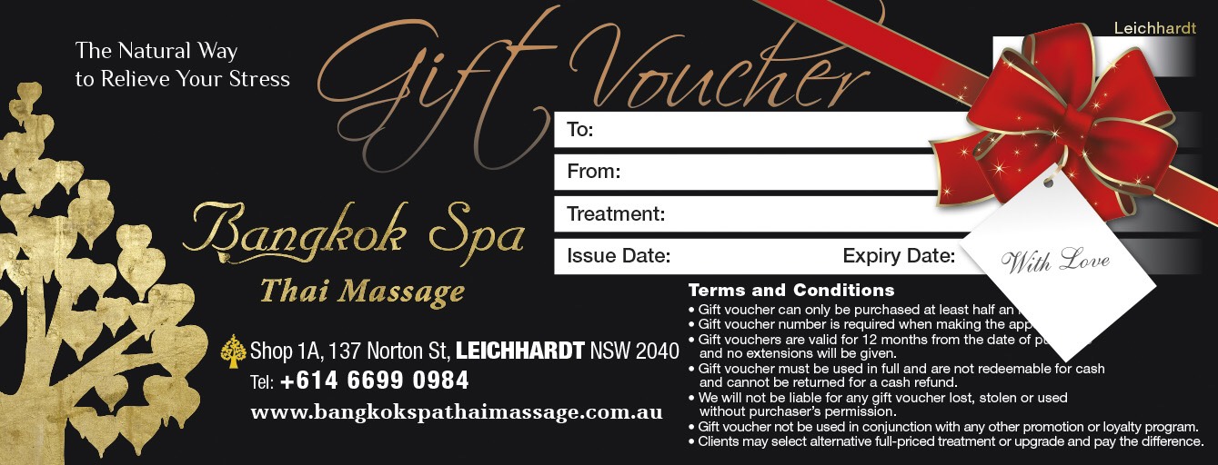 Massage Gift Voucher
